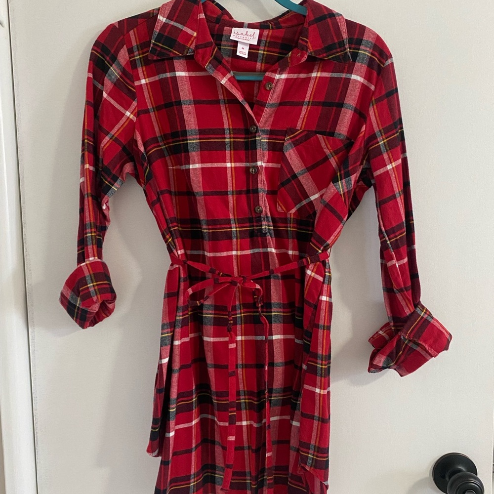 Maternity wear long sleeve button down shirt